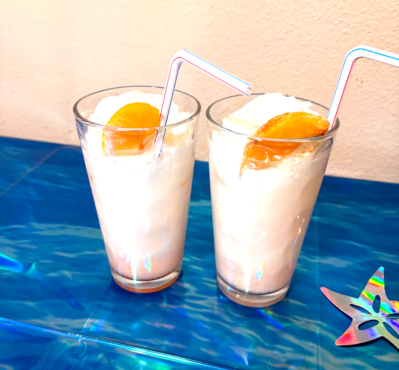 Peach Italian Cream Soda