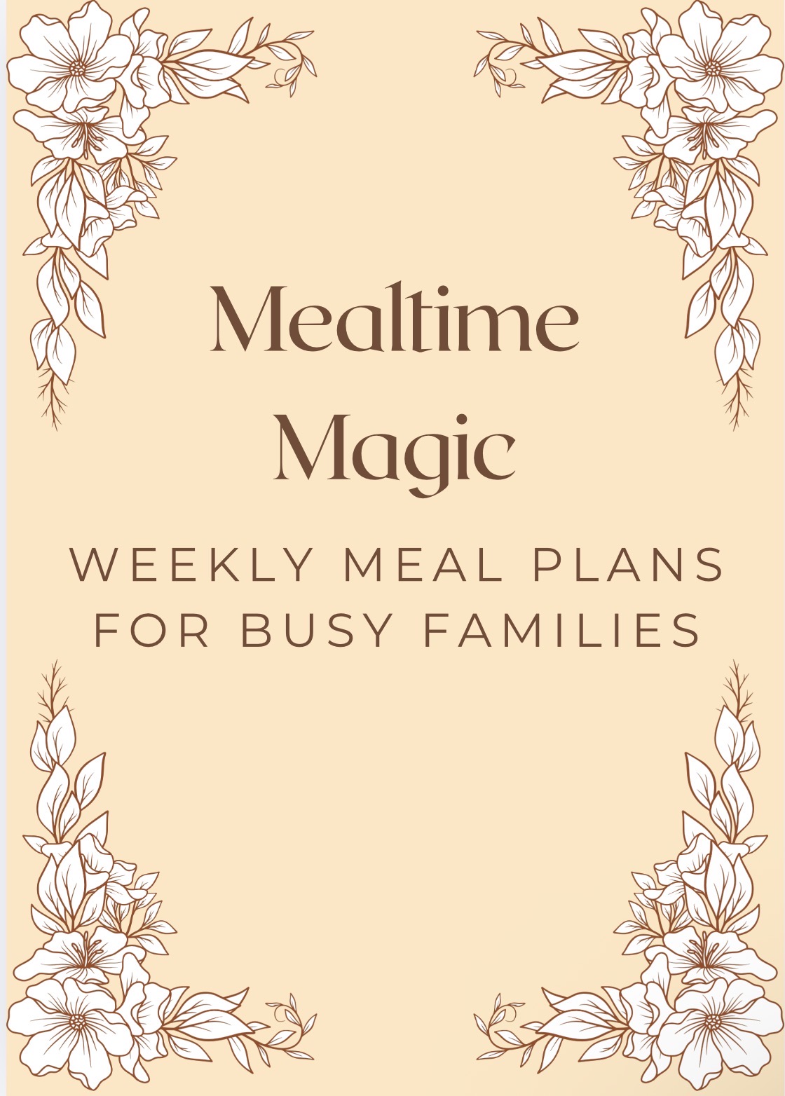 My Weekly Meal Plans Are Now Available!